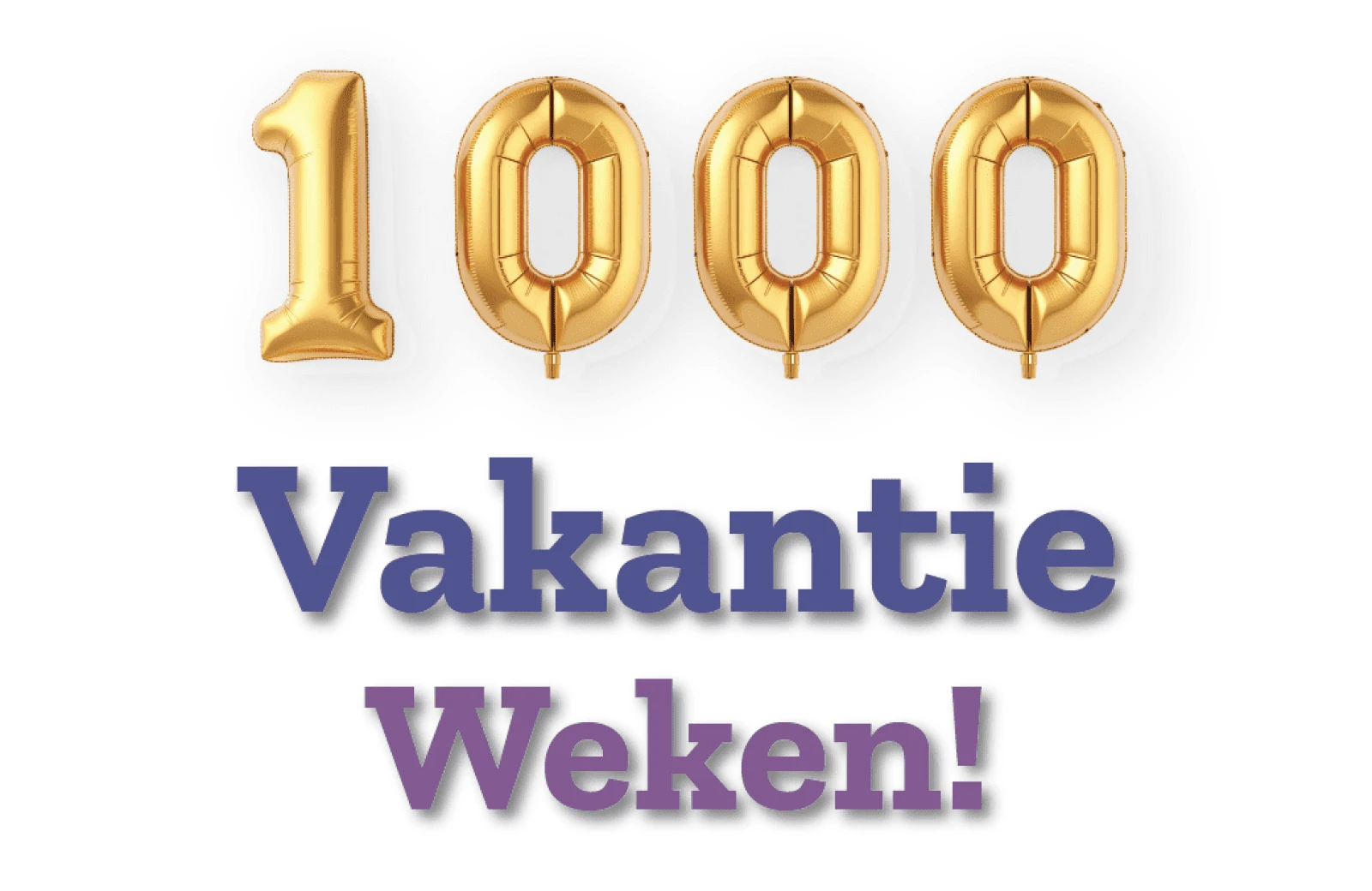 1000 vakantieweken