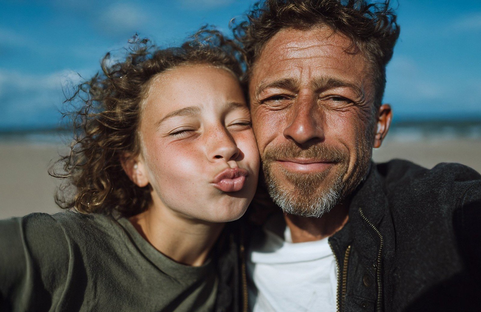 3 g2k dvak vader en dochter liggend