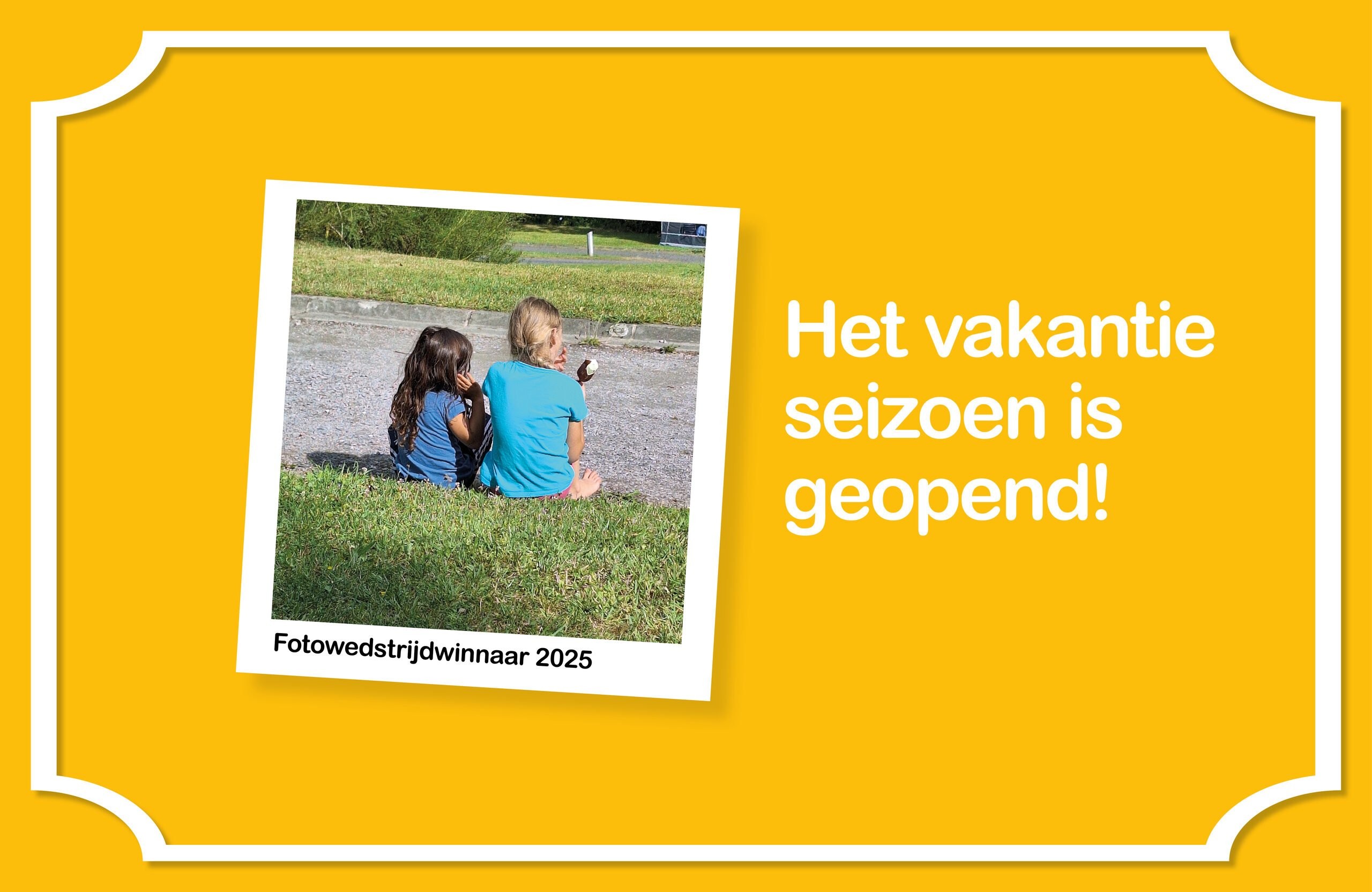 Het vakantie seizoen is geopend!